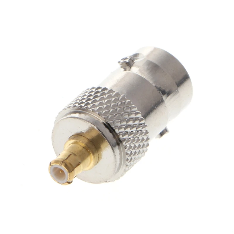 BNC Female Jack to MCX Male Plug Straight RF Coax Coaxial Connector Adapter