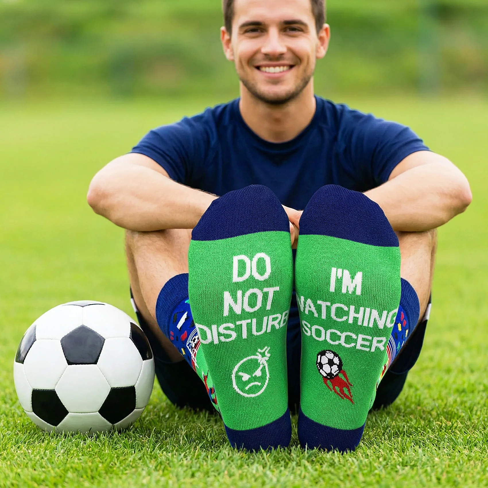 

Funny Socks for Men Women Teen Boys -Fun Novelty Funky Socks Gift Ideas New Outdoor Men Women Sports Football Socks Comfortable