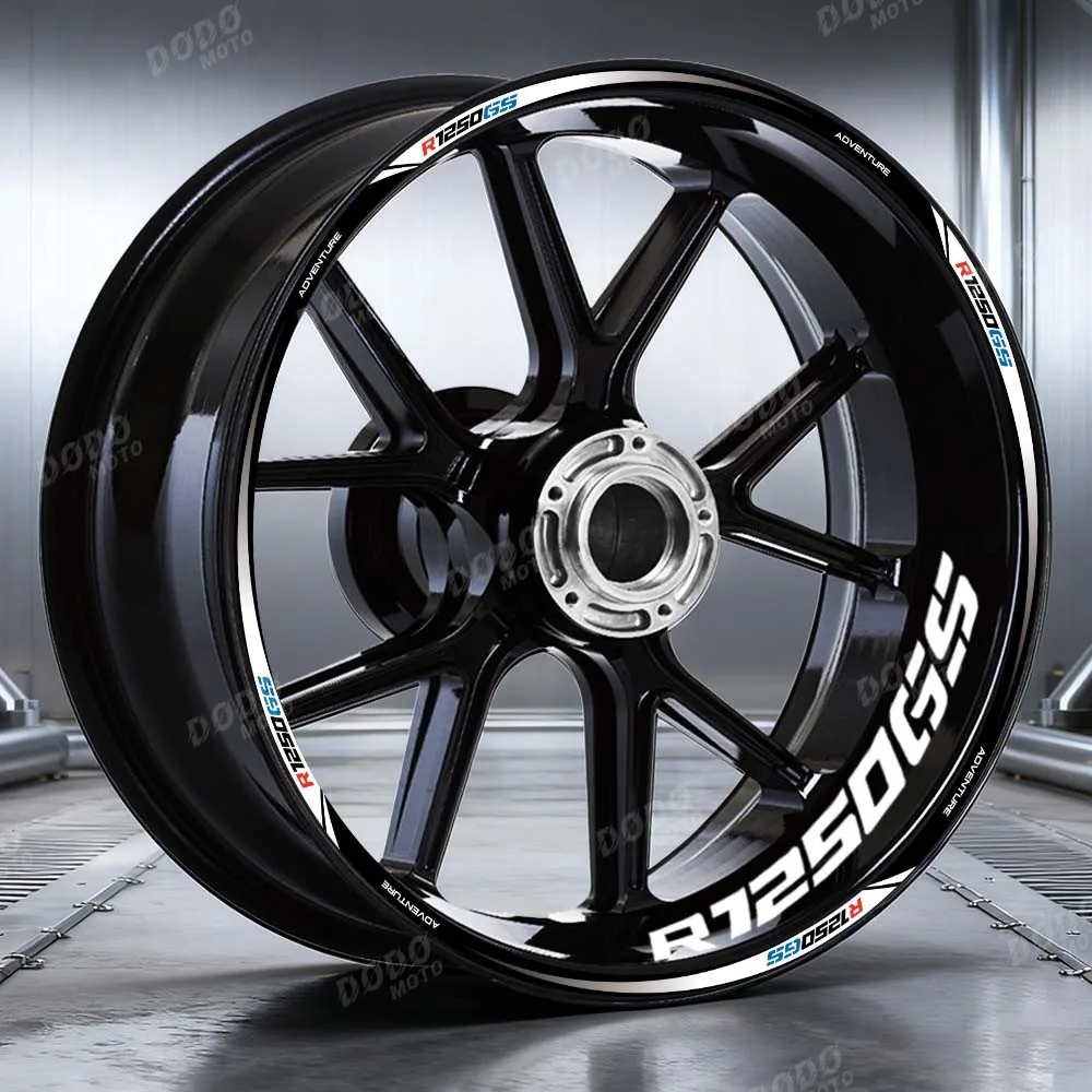Autocollant réfléchissant de Modification de pneu de roue, autocollants de moyeu, bande à rayures de jante, accessoires de moto pour R1250GS R1250 GS r 1250 gs