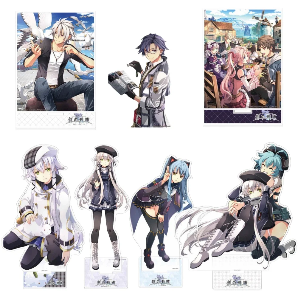 Charm Anime Fans Gifts HD Character The Legend of Heroes: Hajimari No Kiseki Acrylic standing plate strap Figure Gift