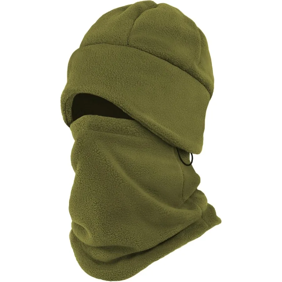 

Winter Beanie Hat Scarf Set with Ear Flaps for Men Women Knit Fleece Lined Skull Cap Windproof Neck Warmer Gaiter