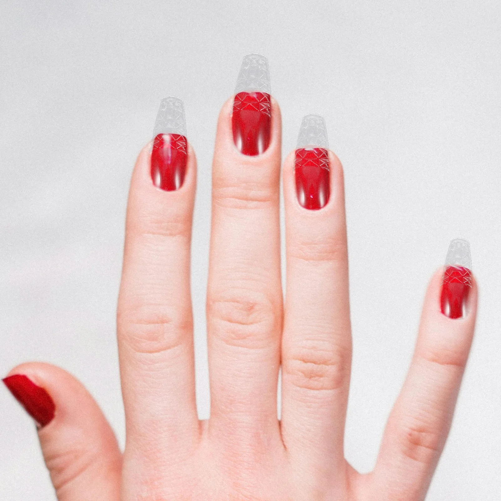 

120Pcs Fake Nails Clear Full Cover Press on Nail Tips Plastic False Nails for Women DIY Nail Tips Fake Fingernail Tip
