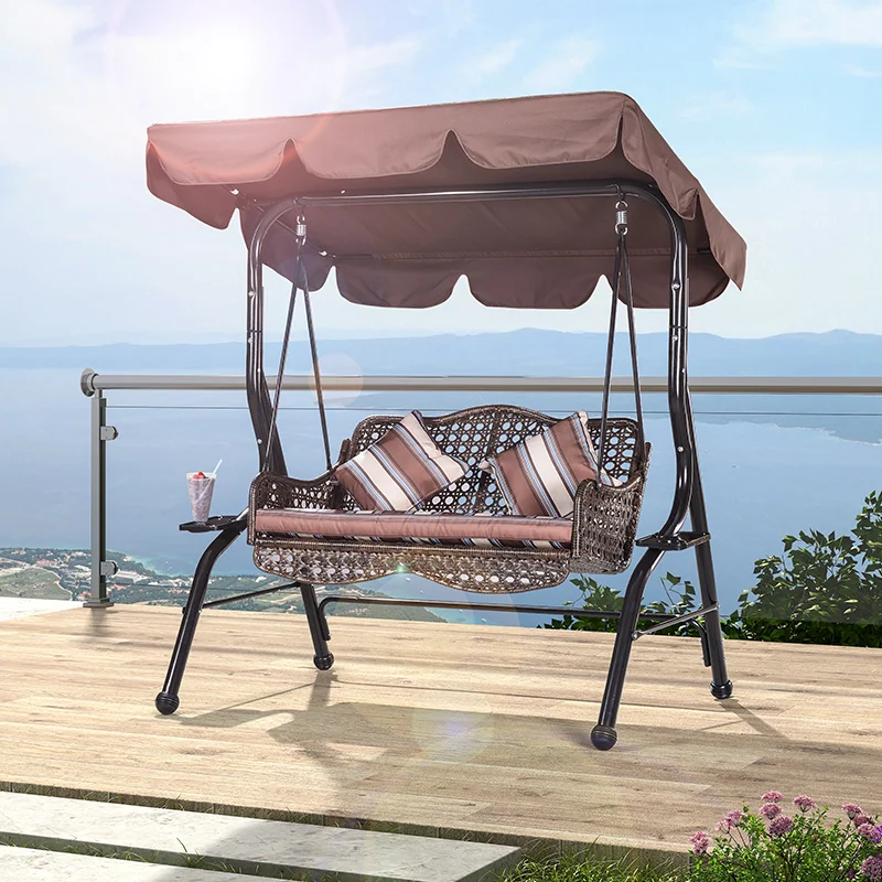 

Sun Loungers Triangle Patio Swings Balcony Canopies Camping Patio Swings Sunshade Folding Amacas Colgantes Outdoor Furniture