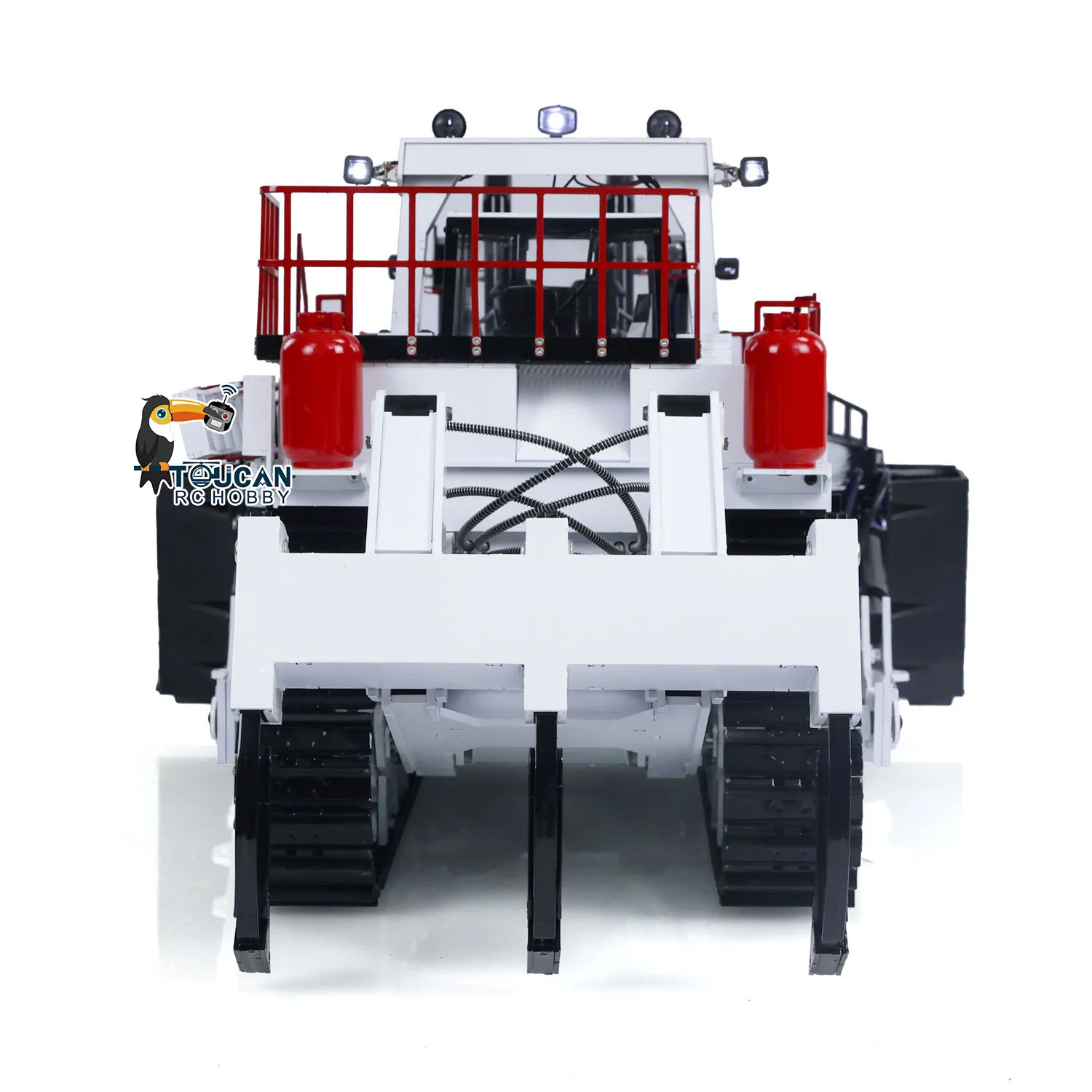 40KG 1/14 RC metalowy spychacz hydrauliczny D11T pilot ciężka maszyna sterowany radiowo spychacz Model silnik dymu bateria PL18EV