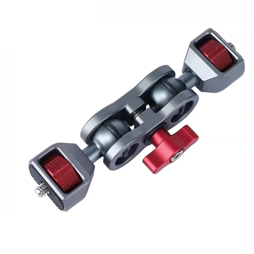 Metal Magic Arm Bracket 360° Swivel Ball Head Camera Monitor Tripod Mount