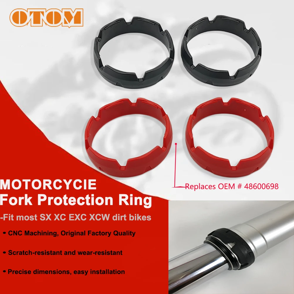 OTOM Motorcycle Front Fork Protection Ring Motocross Shock Absorber Anti-wear Sleeve For KTM SX SXF XCF EXC XCW XCWF SMR 125-500