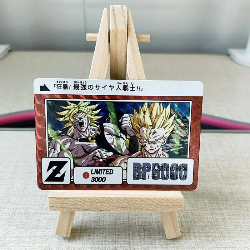 NEW Anime Dragon Ball Son Goku Majin Buu Vegeta IV DIY homemade cards Game Collection Children\'s toys Birthday present