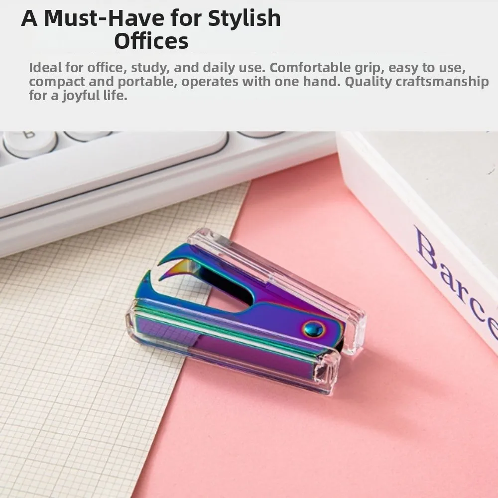 Acrylic Staple Remover Small Size Lockable Portable Staple Extractor Lightweight Handheld Office Staple Remover Home Office