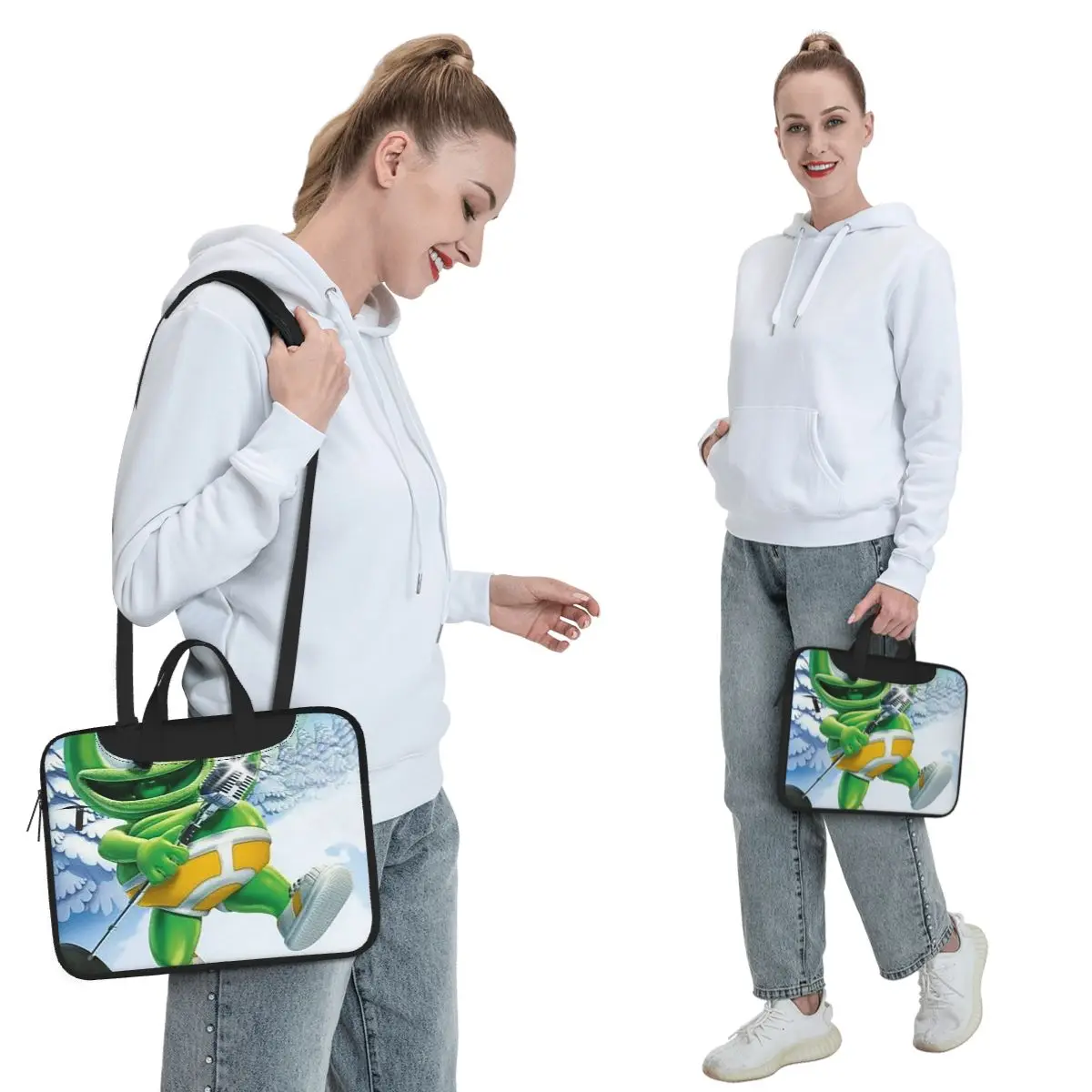 Gummibar (the Gummy Bear) Crossbody Laptop Bag Case Computer Bag 13 14 15.6 Inch Notebook Pouch for Macbook Pro Lenovo