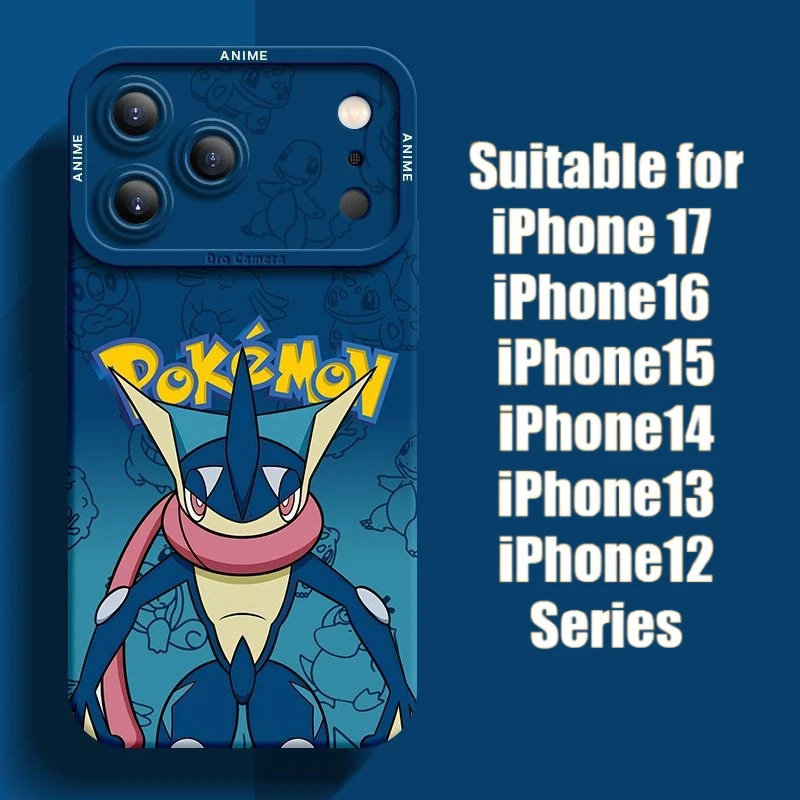เคสโทรศัพท์ลายโปเกมอน ลูเกีย ซาลาเมนซ์ อาร์คานีน สำหรับ Apple iPhone 17 16 15 14 13 12 Pro Promax  วัสดุอ่อนนุ่ม ป้องกันการกระแทก เหมาะเป็นของขวัญ
