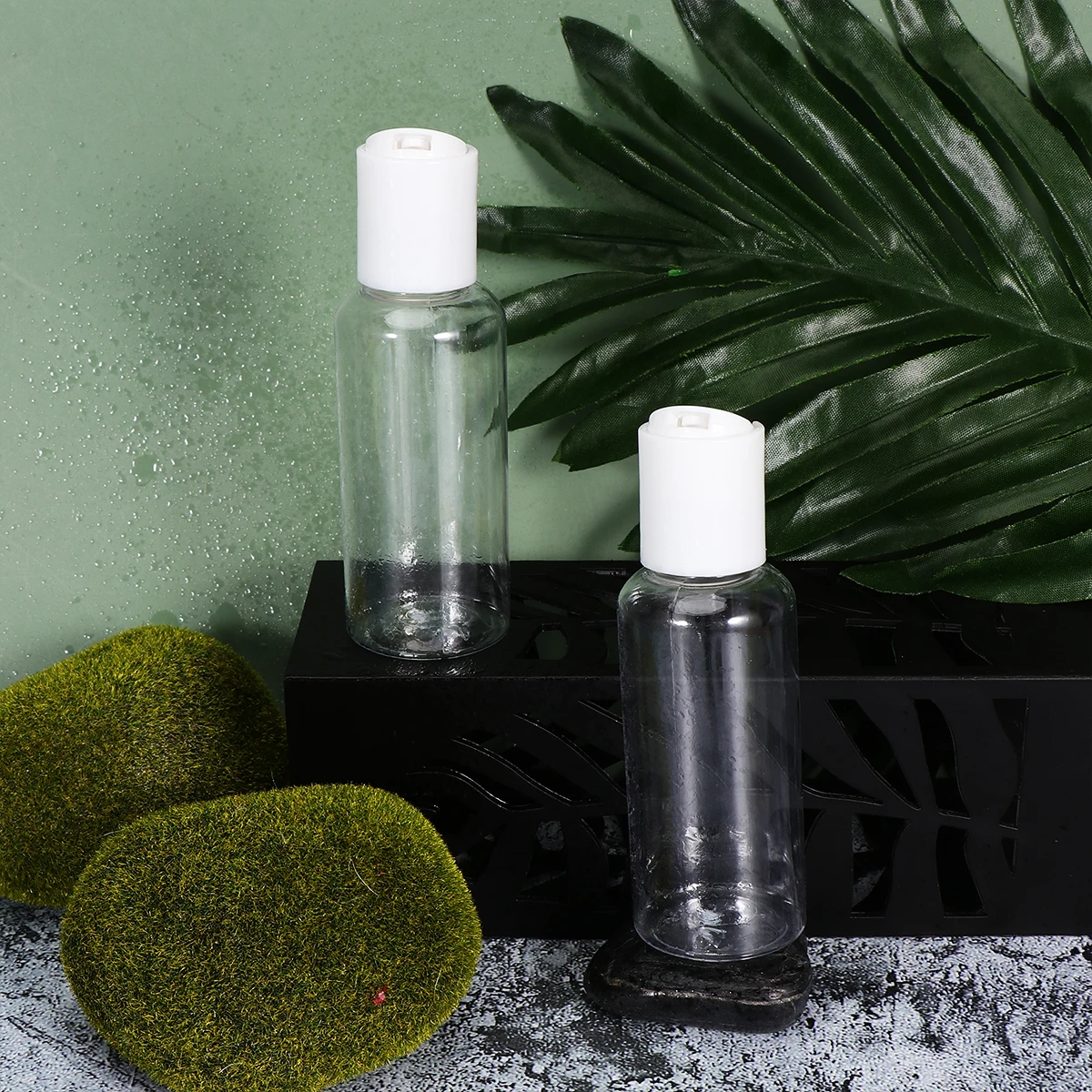 10 stuks reizen hervulbare flessen huisdier materiaal lange dunne containers voor shampoo lotion crème body wash gezichtswas