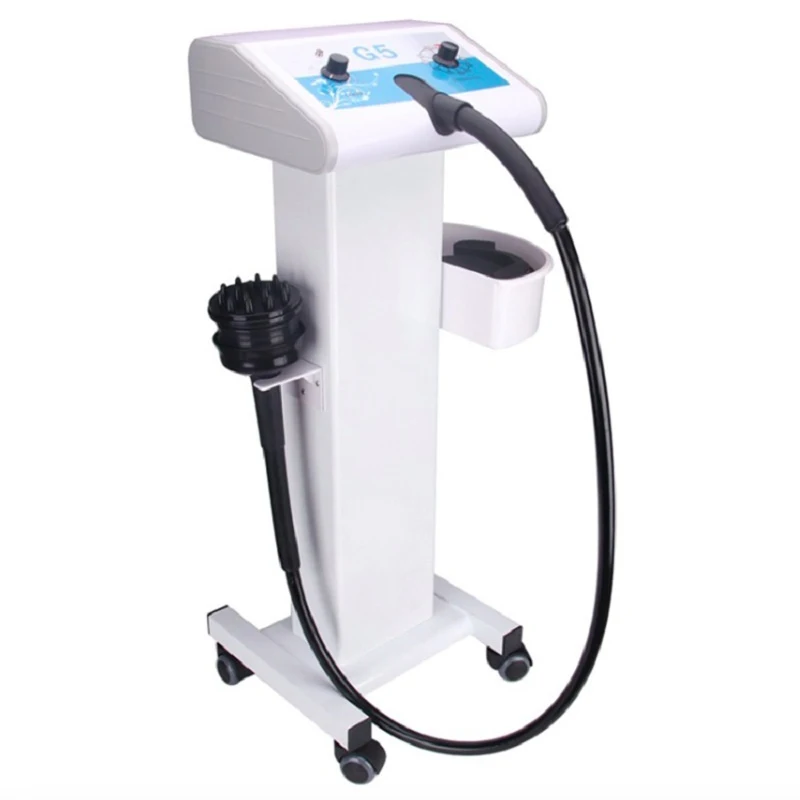 G8 Vacuum Vibrating Anti Cellulite Roller Massage Machine Slimming Weights Loss Fat Vibrator Massager with Trolley Cart