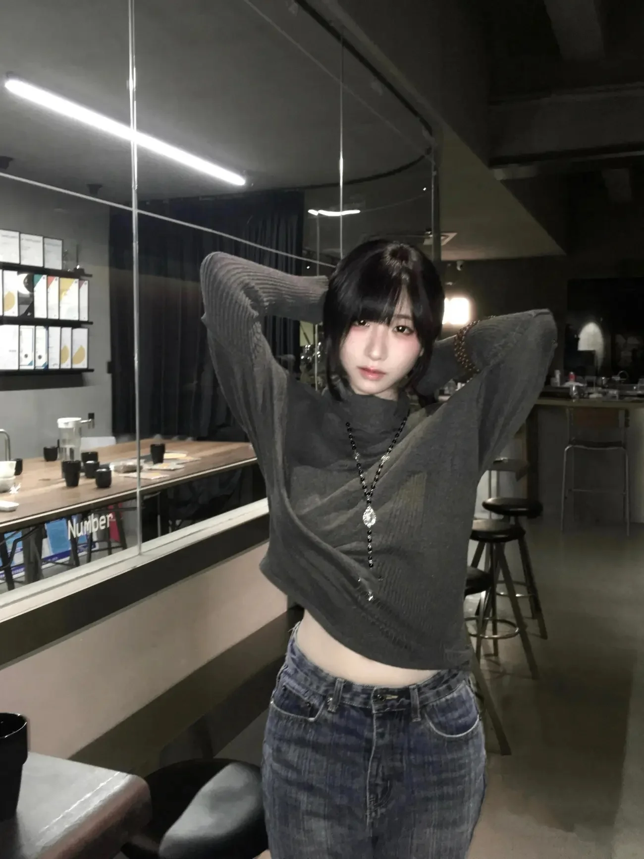 

Осень-зима, ленивый стиль, вязаная рубашка, топ, субкультурные свободные вязаные футболки Y2k, повседневный американский свитер, женские джемперы, трикотаж