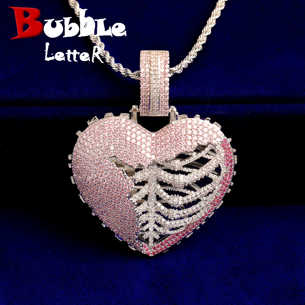 collier-pendentif-cœur-ousi-lettre-bulle-sertie-de-zircons-cubiques-5a-plaque-or-veritable-pour-hommes-bijoux-hip-hop