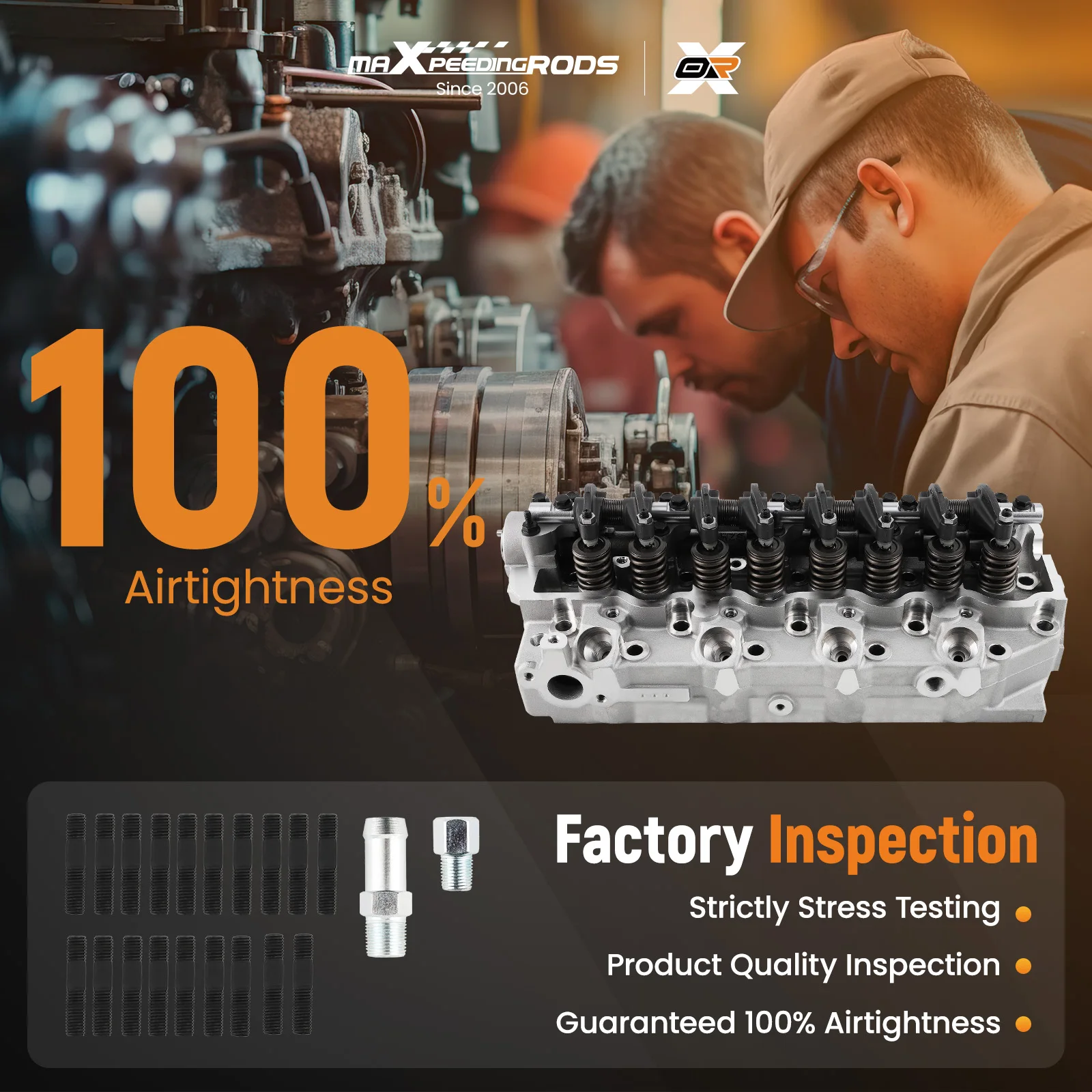 Conjunto completo da cabeça do cilindro para Mitsubishi Pajero L200 1988-1995 22100-42U00