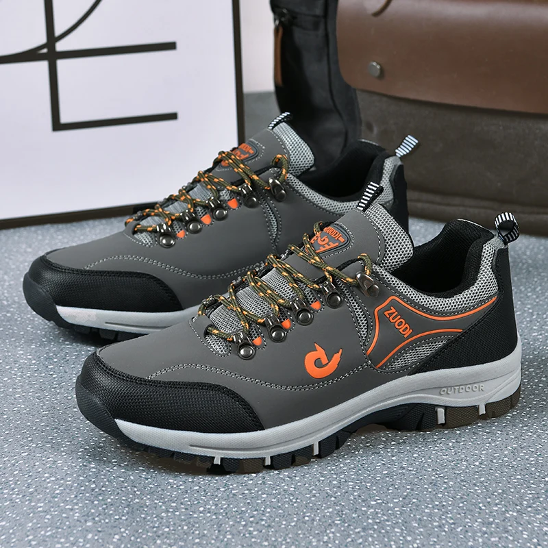 New Men Hiking Shoe Waterproof Outdoor Sneaker High Quality Mountain Climbing Trail Sport Walking Jogging Shoes Factory Outlet