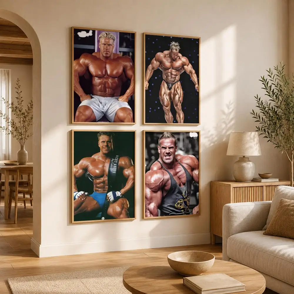 Bodybuilder Jay Cutler Poster Self Adhesive Bar Wall Decal Waterproof Vinyl Sticker Modern Art Wall Poster Cafe Home Decor