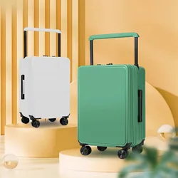 2024 New Password Rolling Luggage Case Wide Tie Rod USB Lightweight Luggage PC Water Proof High Capacity Luggage Travel Bag