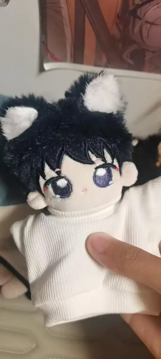 Game Cosplay Wanderer Kabukimono Balladeer Kunikuzushi Hat Guy 10cm Doll Backpack Plush Pendant Birthday Gift