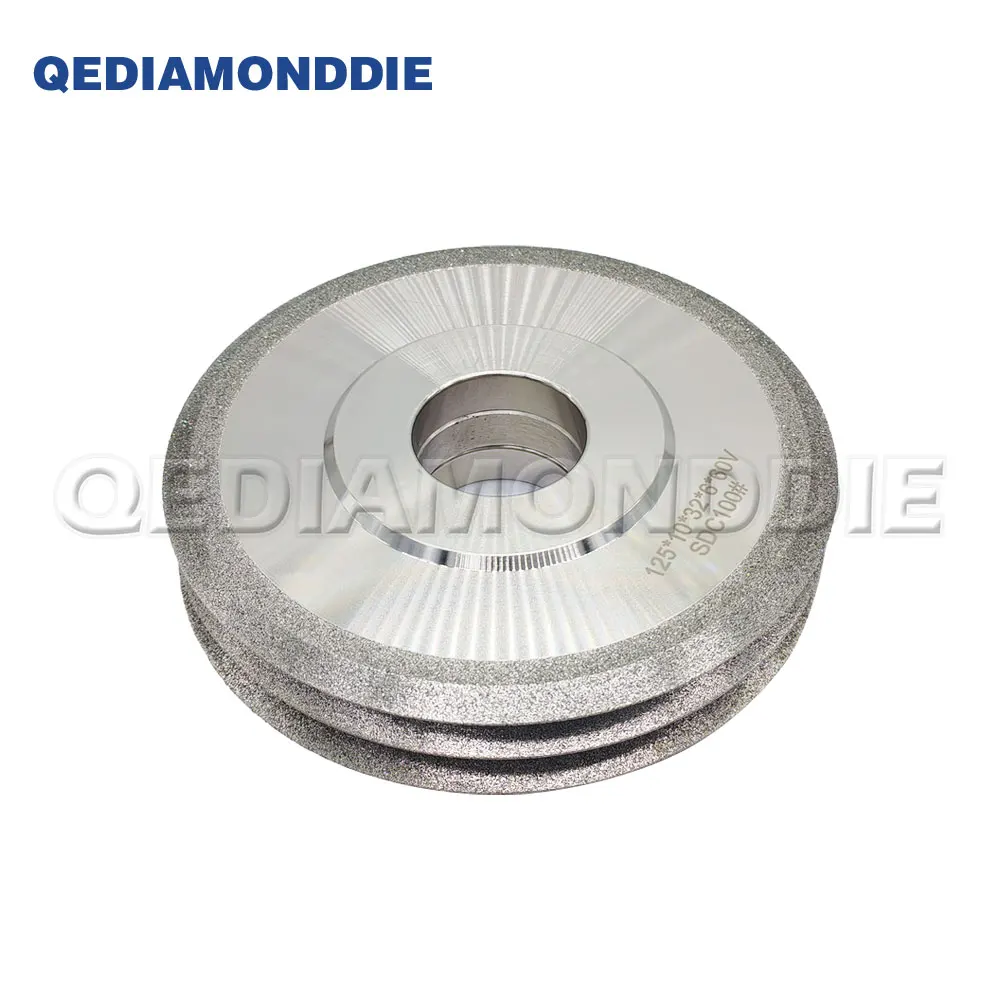Diamond Grinding Wheel Double Sided SDC Circl 45° 60° 90° Sharpener Disc Carbide Metal Tungsten Steel Milling Cuting Stone