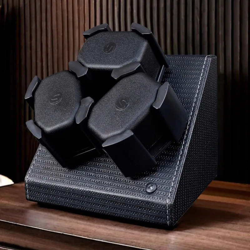 Rotating Watch Storage Winder Luxury Watches Winding Machine Travel Watch Organizer Winders Wristwatch Winding Device 3 Slot