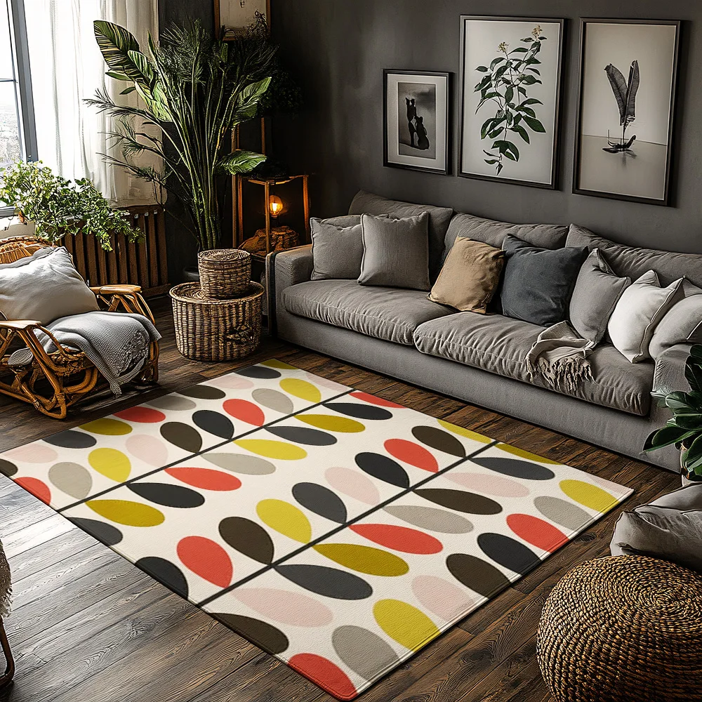 

Стильный нескользящий коврик для дома и улицы, приветственный коврик, современный напольный коврик с абстрактным геометрическим узором, домашний декор, входной коврик, моющийся