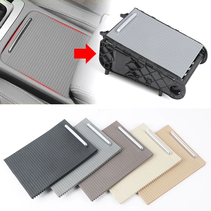 Cup Holder Cover Center Console Sliding Shutters 3CD857503 For Volkswagen Magotan CC Passat B6 B7 2009 2010 2011 2012 2013-2015