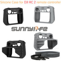 Silicone Case for DJI RC 2 Remote Controller Sun Hood for DJI AIR 3 Lanyard Strap Screen Protector Sun Hood Cover Accessories