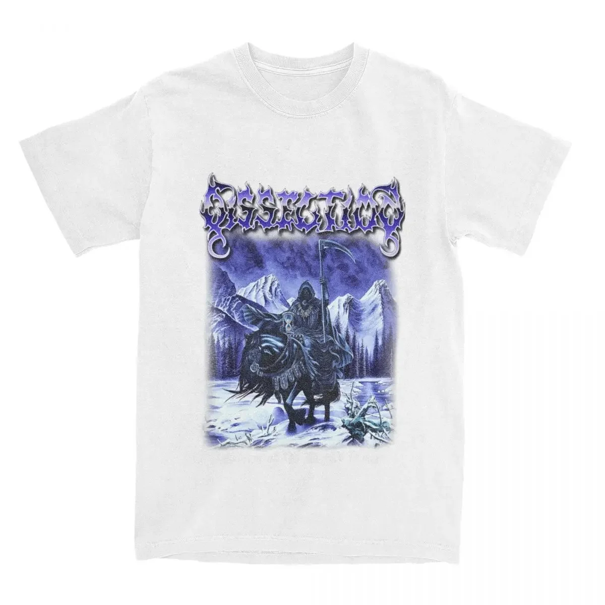 Dissection Band Black Vintage Metal Men Women T Shirt Storm of the Lights Novelty T Shirt Cotton O-Neck Large Size Tshirt