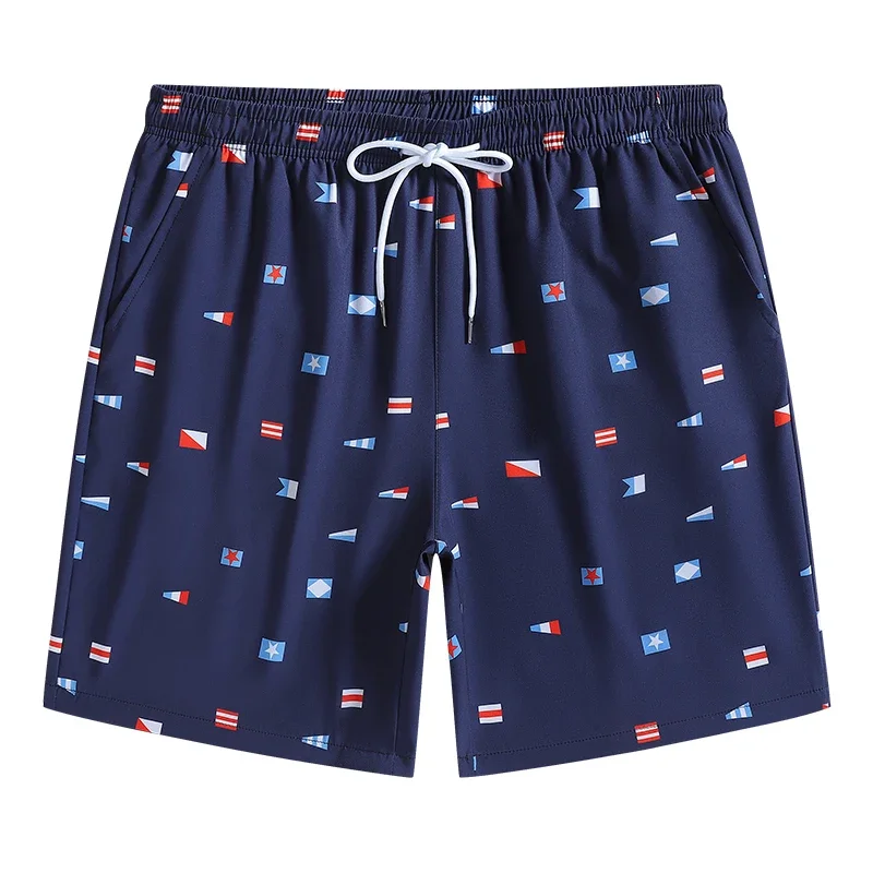 Pantaloncini da surf da uomo Costume da bagno con coulisse Elastico Pantaloni corti ad asciugatura rapida Spiaggia Hawaii Vacanza Pantaloncini casual Abbigliamento uomo Estate