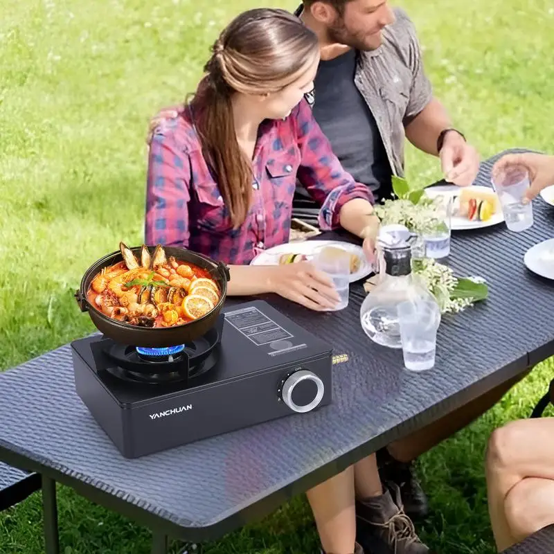 Outdoor Cassette Stove Portable Outdoor Cassette Furnace Small Stove Compact & Powerful Small Stove For Wild Barbecue Fishing