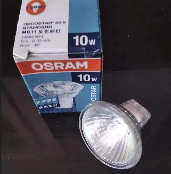 Osram-標準35mmハロゲンランプ、36 ° 電球、44888wfl、gu4ローター