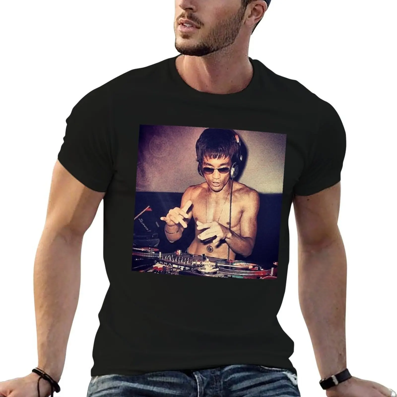 

DJ Bruce For Fans T-Shirt t shirts for man graphic tees t shirts for man cotton funny T-Shirt