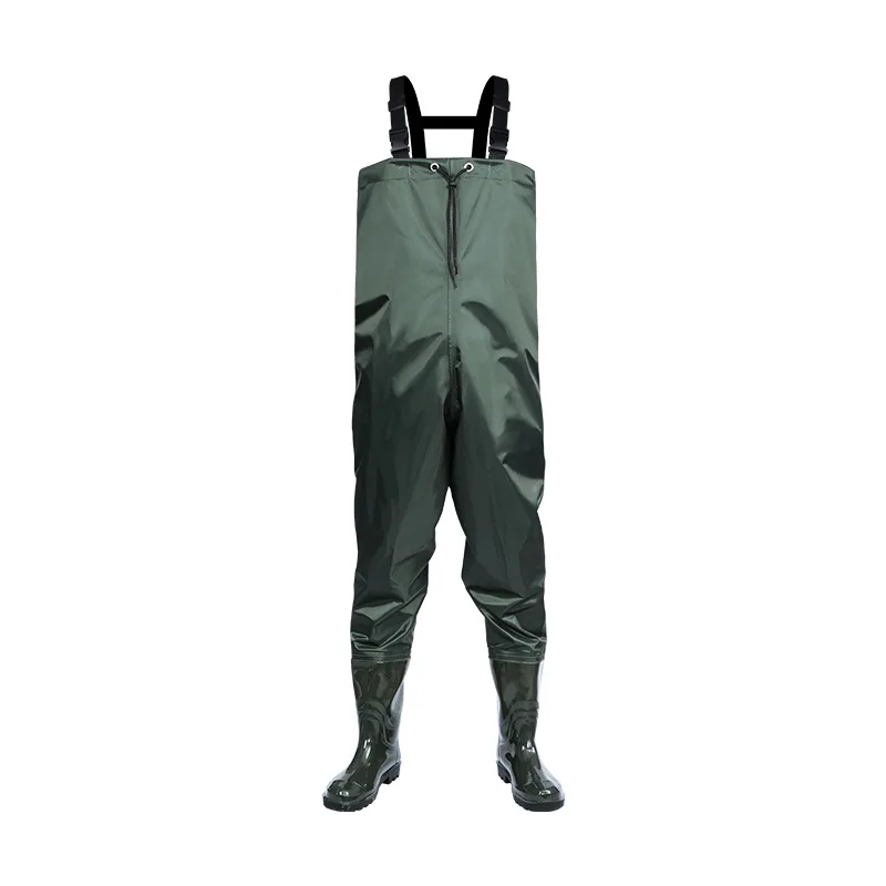 

Nylon Launching Pants Half-body Waterproof Clothes Ultra-light and Breathable Wading Clothes Rain Pants Belt Rain Shoes