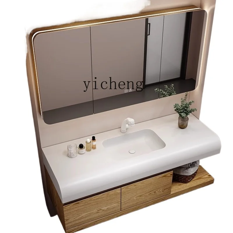 Zf bathroom cabinet integrated basin combination bathroom cabinet toilet washbasin