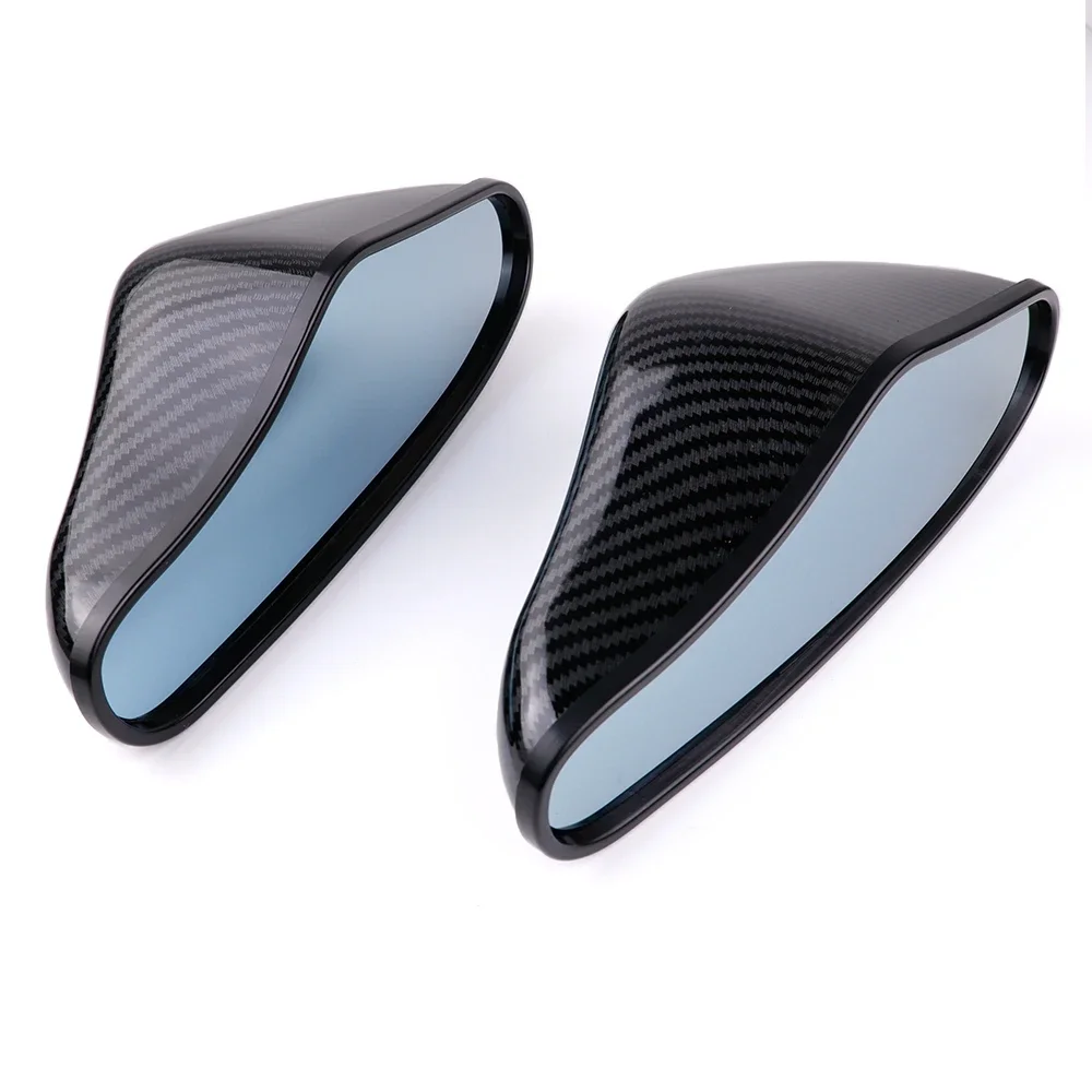 JDM Car Mirror Interior Rearview Mirrors Universal Auto burnt blue Rear View Mirror carbon fiber Mirror Auto Accessories