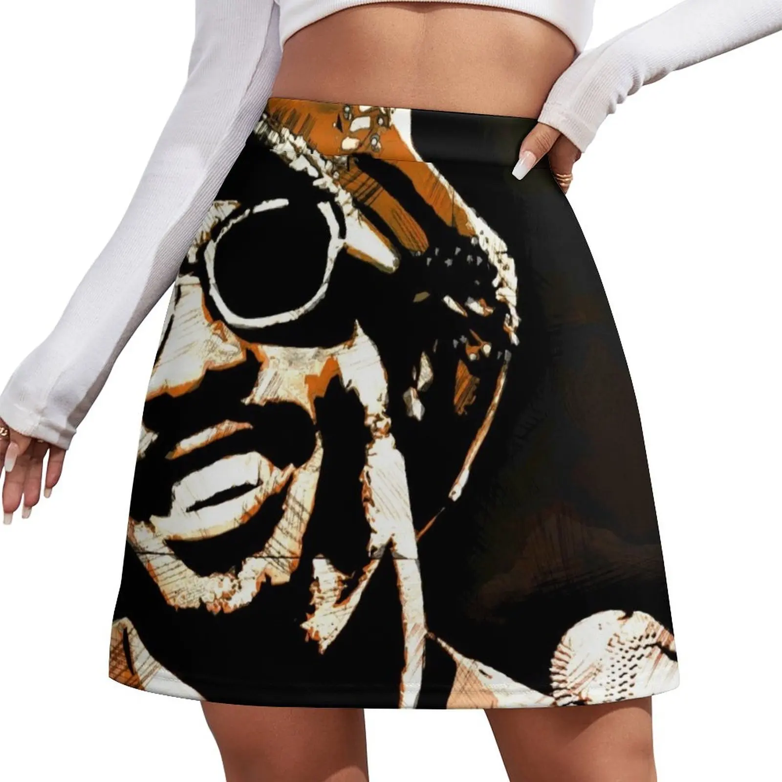 

Stevie Wonder - Master Blaster Mini Skirt cute skirt korean style women clothing Mini Skirt