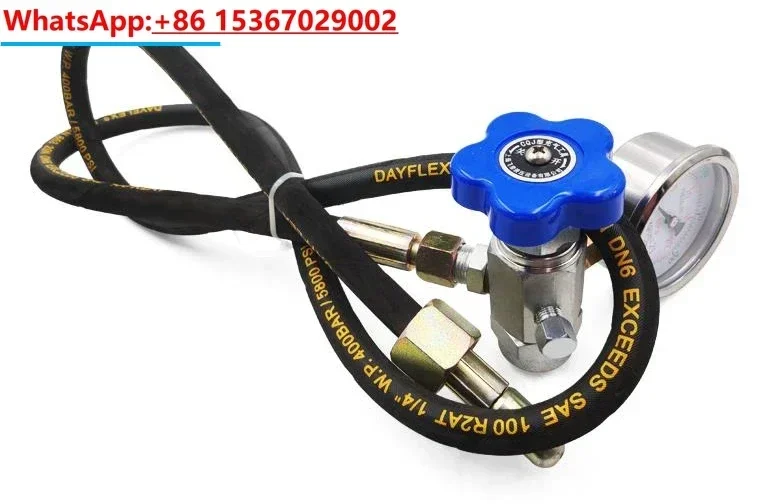 For Excavator Nitrogen gas charging tool Shearing machine Gas filling tool CQJ-25 16 40 Hydraulic accumulator charging valve