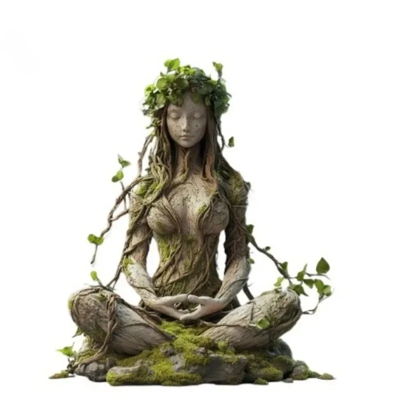 Home Decoration Holiday Gift New 2D Acrylic Tree Girl Stand Brand Decoration Living Room Bedroom Office Desktop Flat Decoration