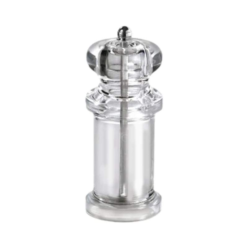 Clear Acrylic Grinder Chili Cumin Pepper Grinder Includes Precision Mechanism And Premium Quality Sea Salt And Pepper