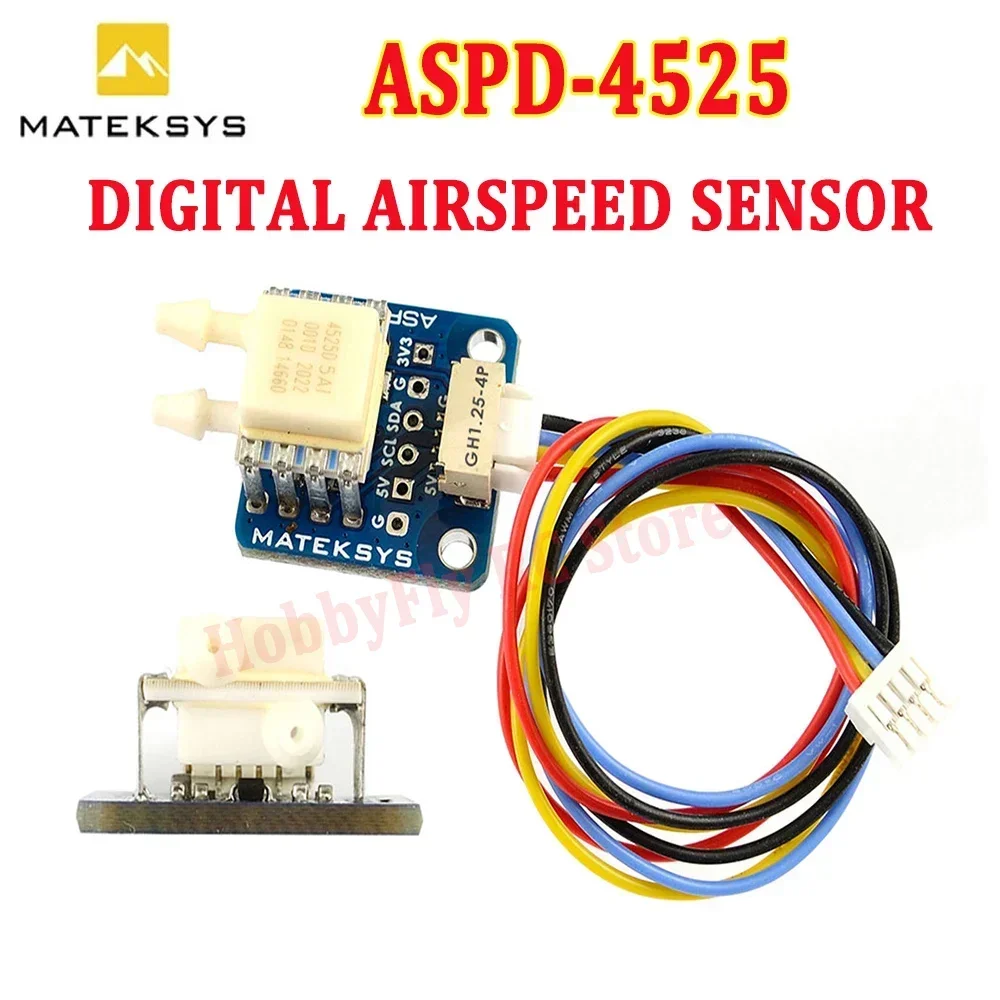 Matek System Mateksys 4525 Analog Airspeed Sensor ASPD-4525 for RC FPV Racing Drone Frame F405 F722 F411 WING