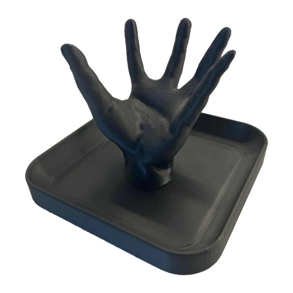 Open-palm Miscellaneous Item Storage Tray Decorative Figurine 3D Printed Hand-shaped Organizer Display Realistic