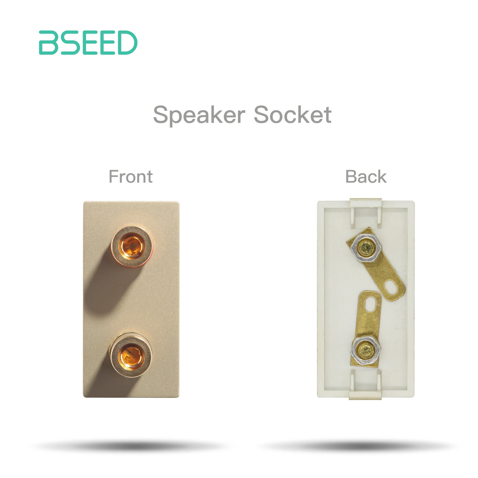 BSEED Stopcontact Internet Cat6 Onderdelen Kunststof frame USB Type-C Oplaadpoort TV HDMI-interface DIY Functie Onderdeel Gratis combinatie
