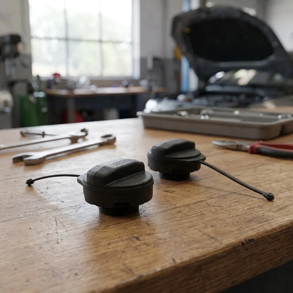 Replacement Fuel Lid Fuel Tank Cap For Daily Driving Safety High Sealing Performance Resilient Plastic Material
