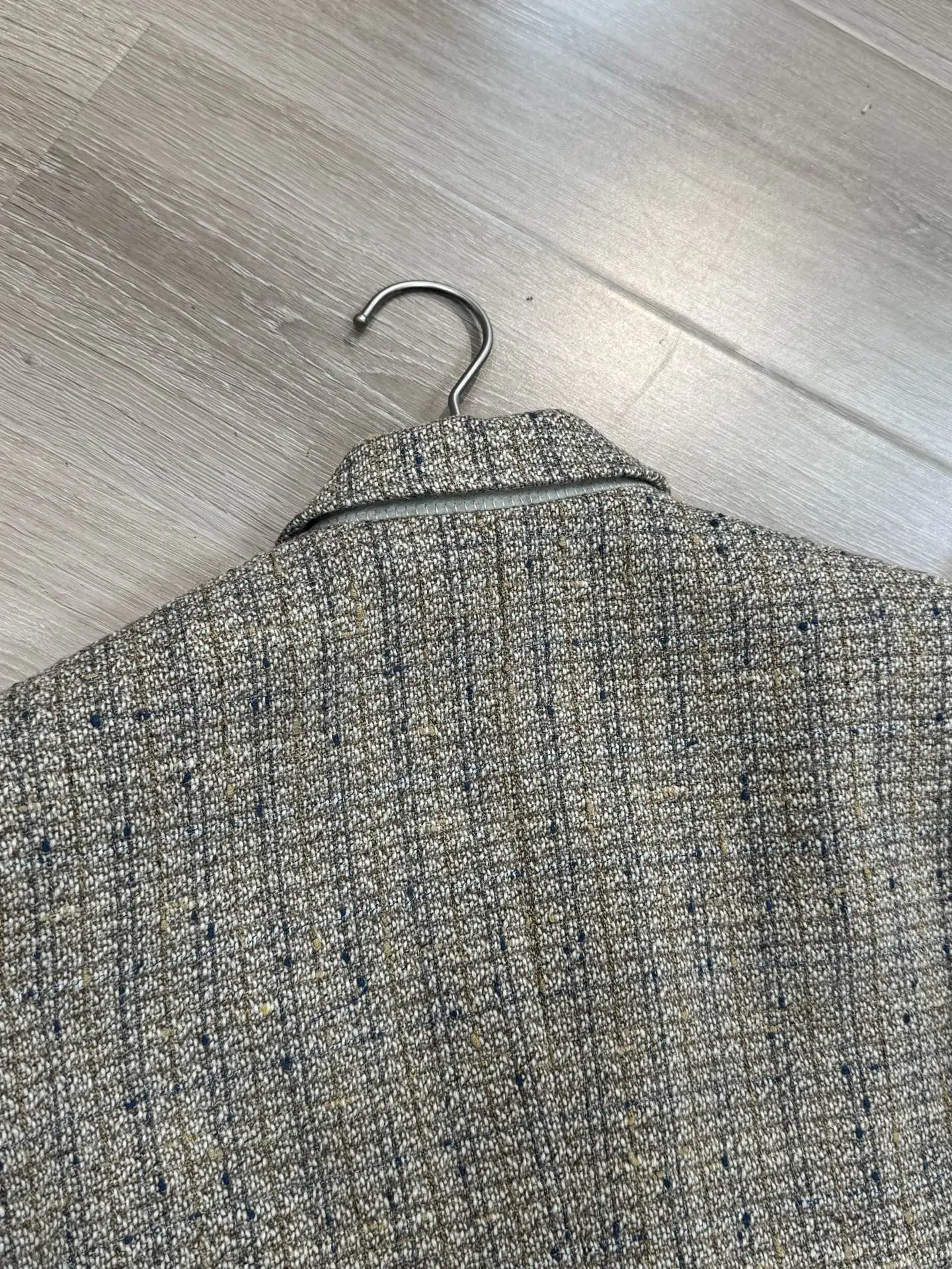New High-Quality, Stylish Women'S Wool Tweed Plaid Blazer (Autumn/Winter Collection)