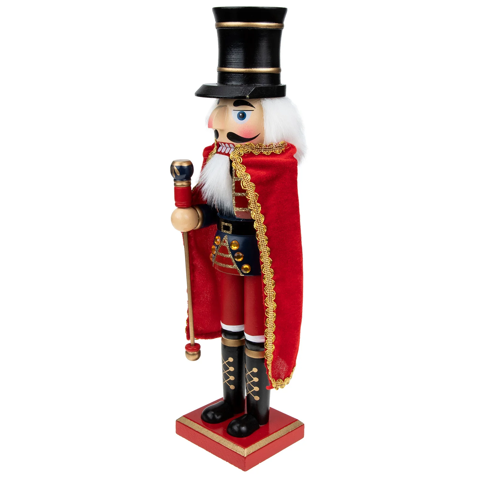 

Christmas Wooden Nutcracker Decoration Colorful Xmas Nutcracker Ornament for Tabletop Home Decor Wood Xmas Nutcrackers