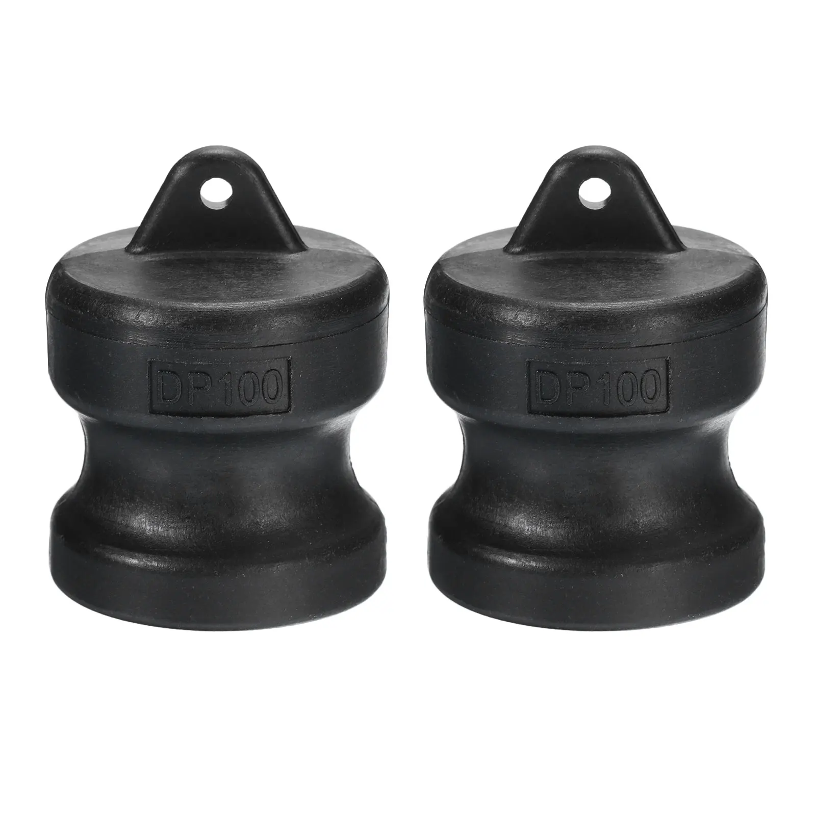 2Pcs Part DP Dust Caps Poly Cam Lock Fittings Cam Groove Hose Fitting Polypropylene Plastic Lock Fitting Adapters 1