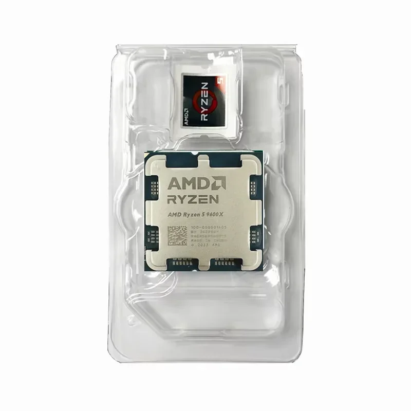 AMDR5 9600X tout nouveau processeur de jeu authentique 6 cœurs 12 fils processeur de bureau CPU AMD 9600X toute nouvelle puce discrète