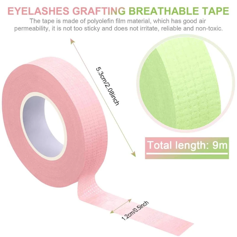 3PCS Japanese Grafted Eyelash Under Pads Tape Isolation Holes Breathable Patches Adhesive Eyelashes Extension Tape Eye Paper