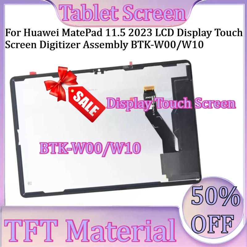 

For Huawei MatePad 11.5 2023 LCD Display Touch Screen Digitizer Assembly BTK-W00/W10 Display Replacement New TFT Screen